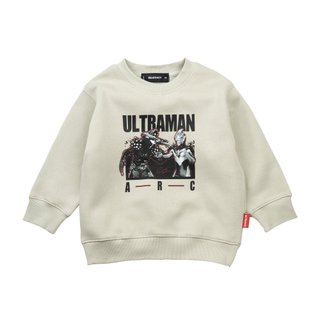 野獸國直營店｜ULTRAMAN 超人力霸王 雅克與迪格羅斯 兒童大學T (石灰)