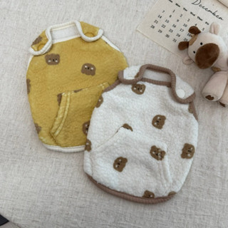 OOPET ♡ 現貨｜韓國 熊熊居家服 S-2XL｜韓國品牌 韓國寵物服飾 寵物衣服 狗狗衣服 貓咪衣服 中小型犬