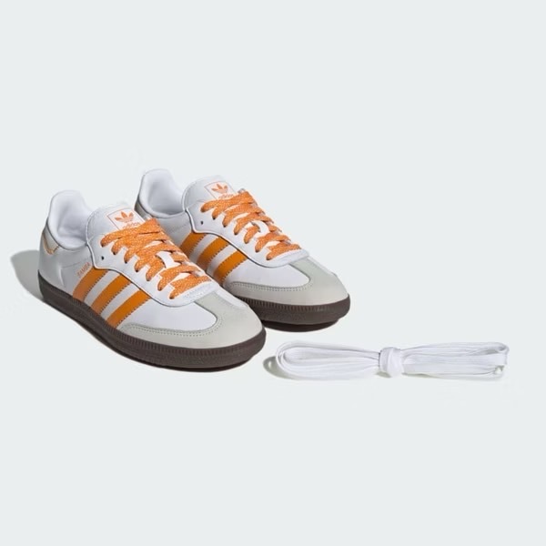 S.G ADIDAS SAMBA OG IE6521 女鞋 德訓鞋 柑橘 亮橘色 橘黃色 白色 焦糖底