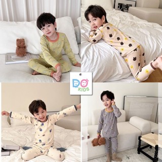 DO Kids童裝 臺灣現貨-韓版男童羊毛拉架居家服2 秋冬季新品 兒童 中小童 大童 長袖 長褲 套裝 睡衣 家居服