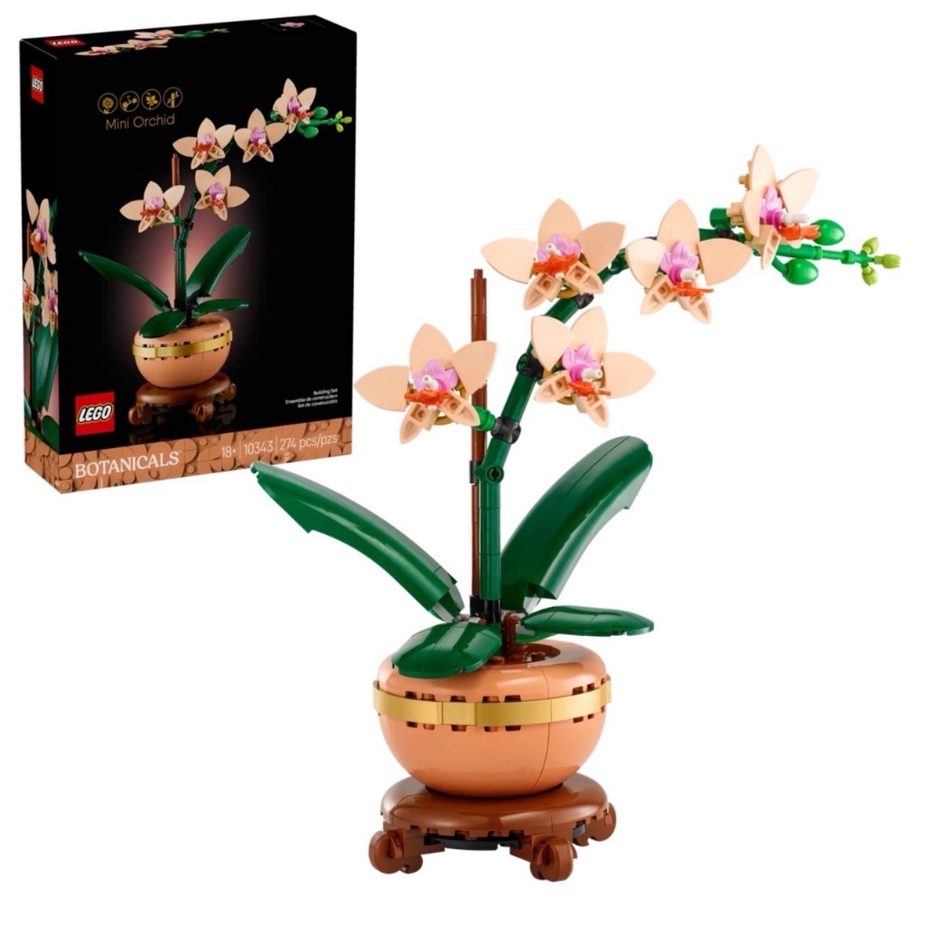 LEGO 10343 迷你蘭花 樂高® Icons【必買站】樂高盒組