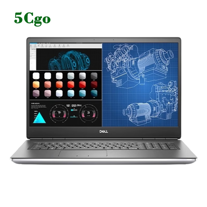 5Cgo.【樂趣購】戴爾Precision7560圖形工作站建模高階i9二手筆記型電腦15.6吋熒幕Dell