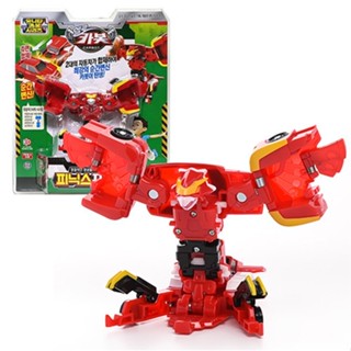 正版hello carbot 衝鋒戰士-赤焰火鳳 變形機器人 機器人 變形車 兒童玩具【小胡玩具(電子發票)】