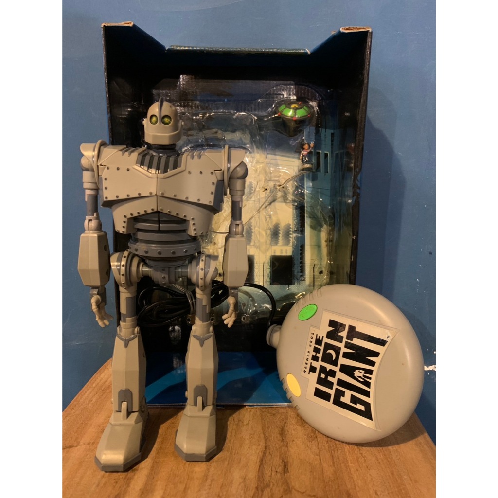TRENDMASTERS 鐵巨人 THE IRON GIANT 線控機器人 (已拆，功能正常)