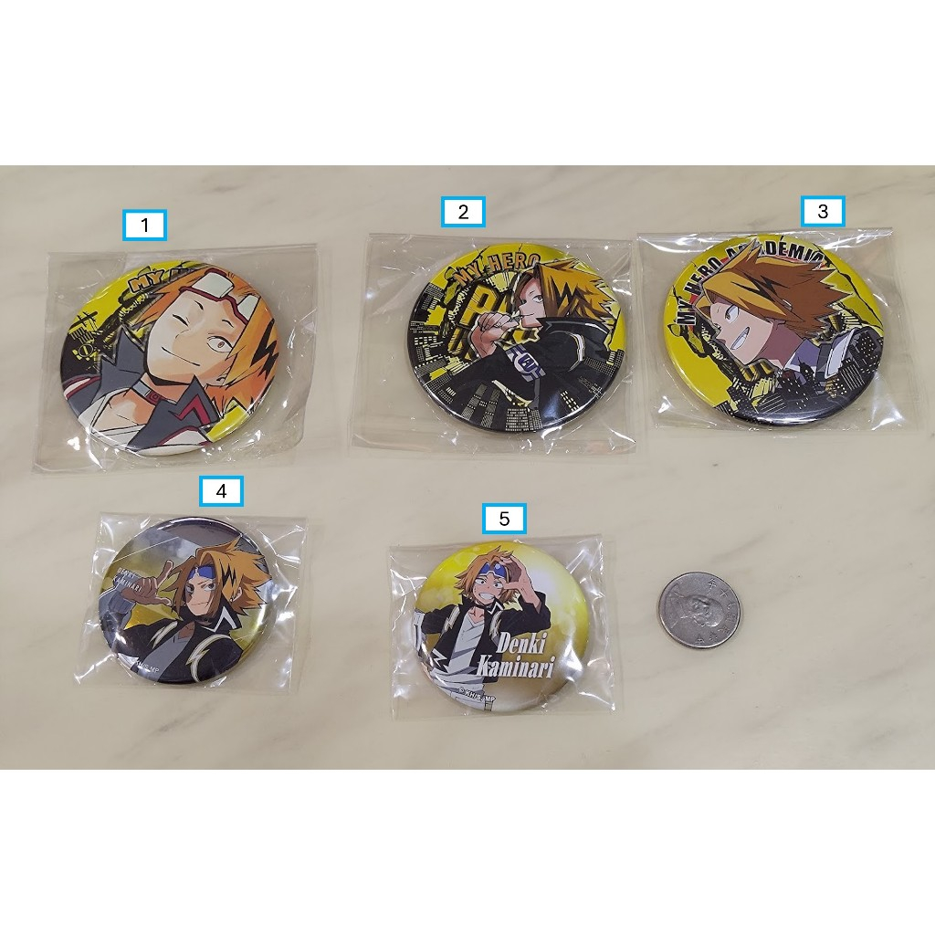[睡睡蛙小池] 我的英雄學院 徽章 胸章 別針 原畫 個人池 英雄服 上鳴電氣
