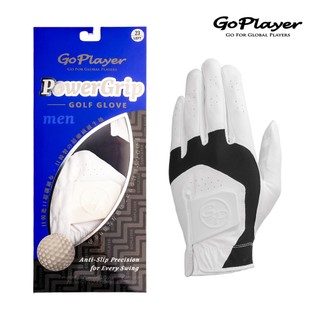 【GoPlayer】PowerGrip男彈性布矽膠手套-左手 (高爾夫手套/矽膠防滑/超纖布透氣)