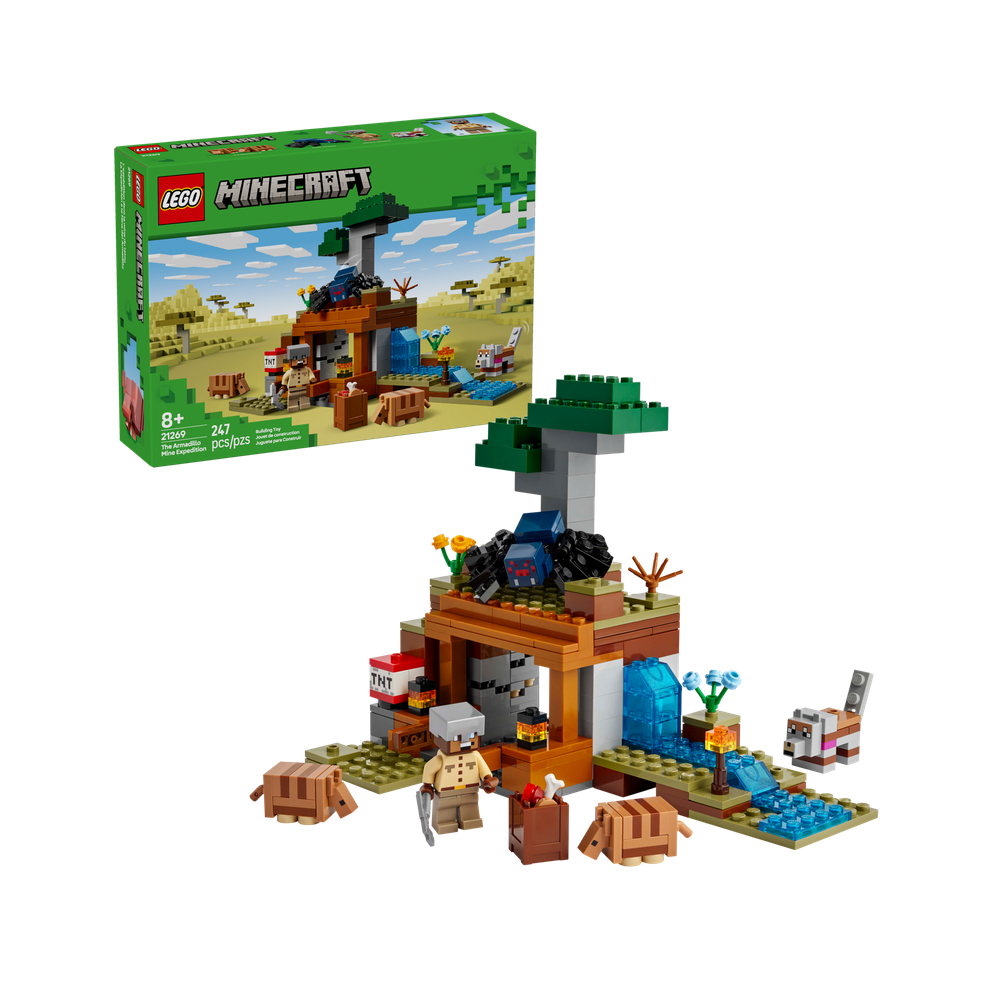 【積木樂園】樂高 LEGO 21269 Minecraft 創世神 -犰狳礦坑探險