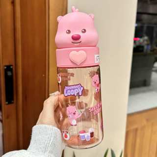 【一件免運📦新品上市】露比卡通公仔兒童敞口水壺 蠟筆小新 凱蒂貓 豚豚 酷洛米 大耳狗 美樂蒂 tritan 水杯