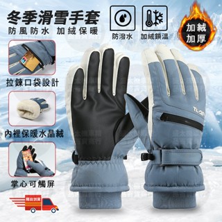 🔥臺灣出貨 免運費 隔日到貨🔥滑雪手套 騎士手套 防寒手套 保暖手套 防滑手套 機車手套 防風手套 男女士戶外騎行保暖