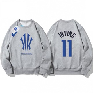 🔥歐文Kyrie Irving厄文長袖純棉T恤上衛衣🔥NBA球衣獨行俠小牛隊運動圓領棉T衣服大學T男裝服飾籃球衣B110
