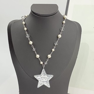 【頂級品質】C新款 星星吊墜項鏈 鎖骨鏈 長項鏈 珍珠項鏈 戒指 耳環 首飾 時尚配件 免運