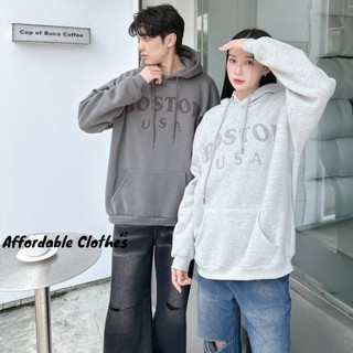 《AC》🇰🇷 BOSTON勾毛帽T 3色 BOSTON 勾毛 帽T 男生 女生 穿搭 寬鬆 冬季 上衣 #I80679