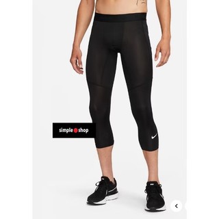 【Simple Shop】NIKE PRO 運動束褲 七分束褲 口袋 中長型 訓練 緊身褲 內搭褲 FB7951-010