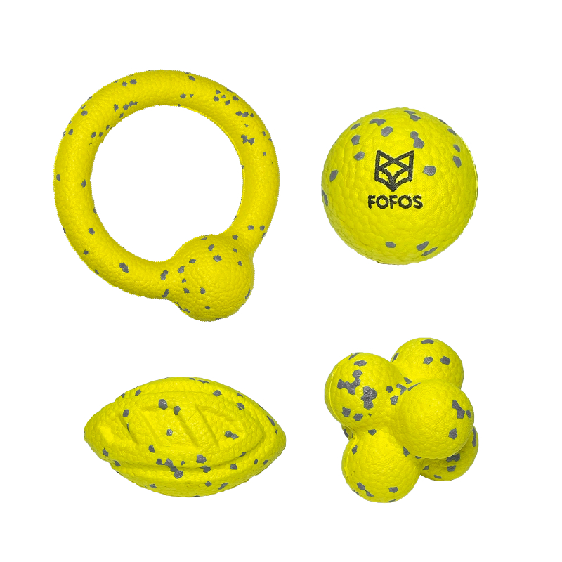 FOFOS兩只福狸 爆米花高回彈ETPU耐咬玩具 彈性狗玩具 浮水玩具