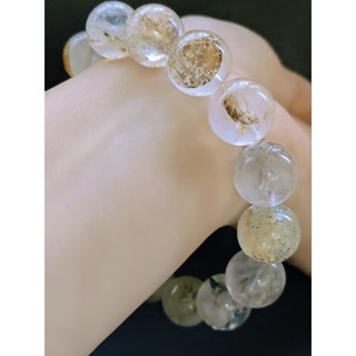 💞花格格的水晶多寶💞天然水晶.異像水晶.發財樹.小樹膠花.軟錳礦.小樹膠花水晶.手串15.6mm上下