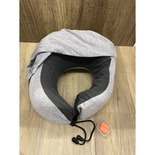 裸鑽雪莉旅行頸枕 記憶棉連帽U型枕