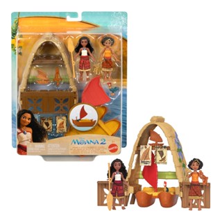 MATTEL 迪士尼海洋奇緣2 迷你角色場景 娃娃 正版