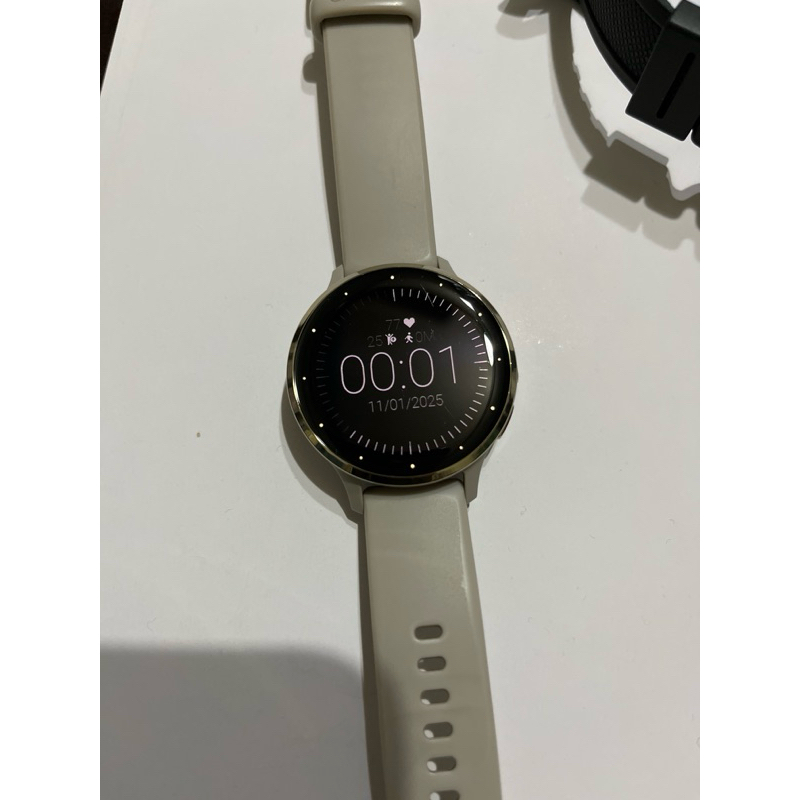 「二手」 Garmin Venu 3S 手錶 燒磚可可色