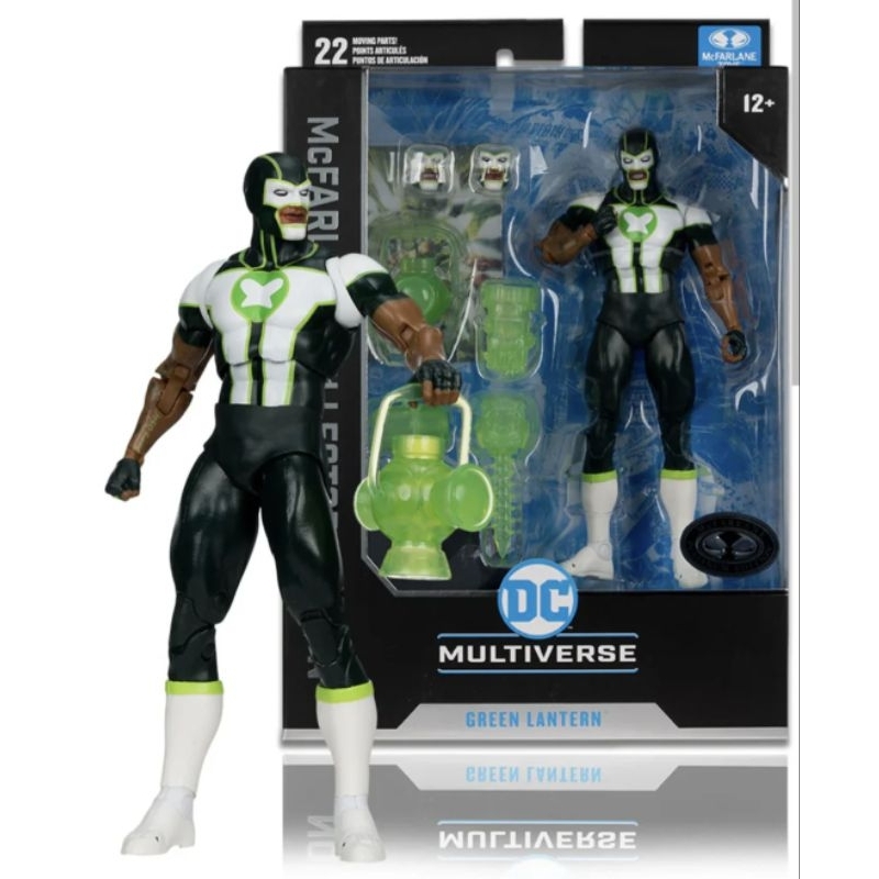 {小包美系收藏鋪} Mcfarlane 麥法蘭 dc multiverse 黑人 綠燈 白金 綠燈軍團 蝙蝠俠 超人