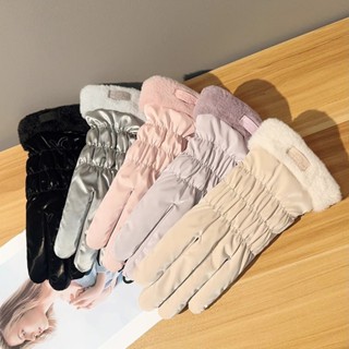 TING BRA 婷姐內衣❤現貨❤布藝毛口鬆緊加絨觸控保暖手套 共5色 女款M