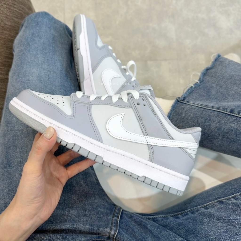 NIKE DUNK LOW GS GREY WHITE 白灰大童 DH9765-001【彼得潘】