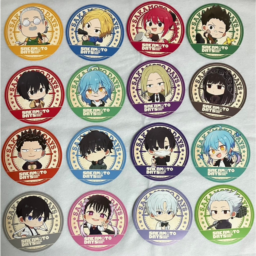 🔥現貨🔥sakamoto days 坂本日常 cafe 咖啡廳 杯墊 坂本 朝倉新 平助 南雲 神神廻 大佛 真冬 樂