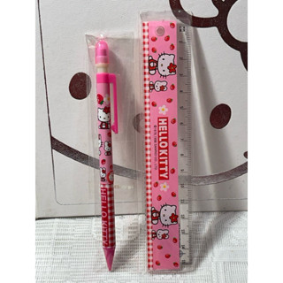 全新 kitty1998 好朋友🐰草莓系列🍓自動鉛筆+15公分尺（一起賣）早期絕版
