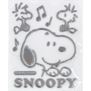 日本正版 新款 Snoopy 史努比 電腦貼紙 摩托車貼紙 行李箱貼紙 裝飾貼紙 安全帽貼紙 車用貼紙 SN3243