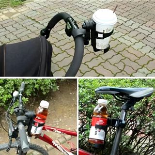 夾式嬰兒推車奶瓶架,手推車水杯架,嬰兒車飲料置物架,自行車杯架,輪椅水瓶架