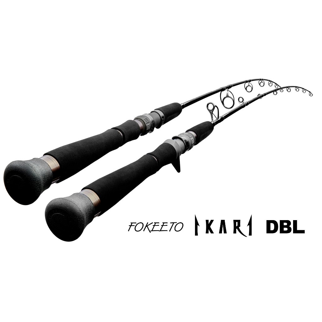 最新款 ZENAQ FOKEETO IKARI – DBL 實心鐵板竿 電捲手卷都可以用 大鐵 紅甘 土魠