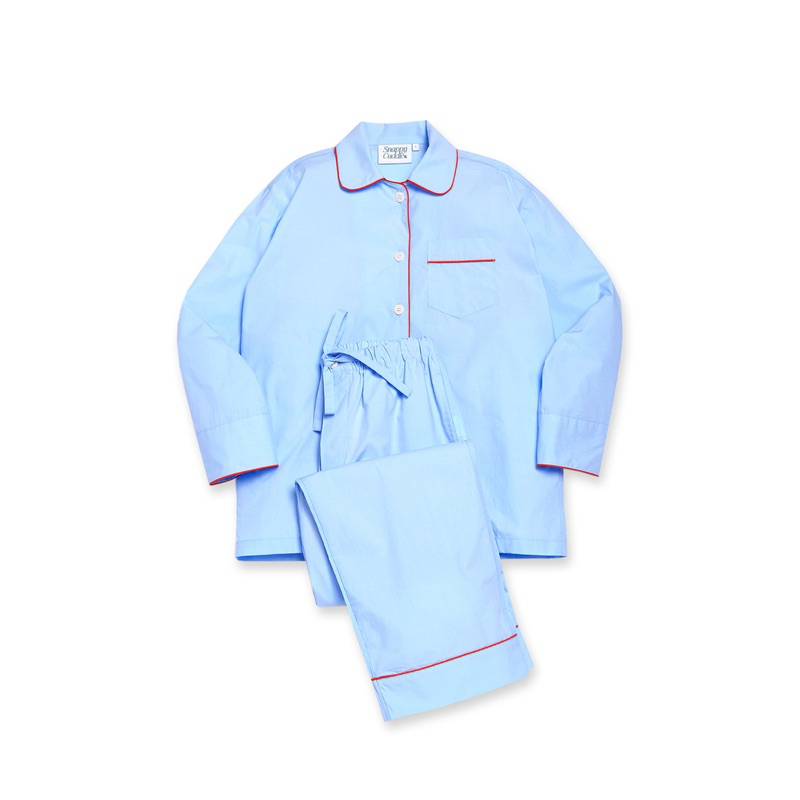 韓團品牌 Snappy Cuddle Nice and Easy Pajama Set (Cerulean Blue)