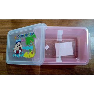 正版現貨 蠟筆小新 可微波方型隔層保鮮盒 1200ml 禮物 產地：臺灣 禮物 附蓋不易串味 可低溫儲藏