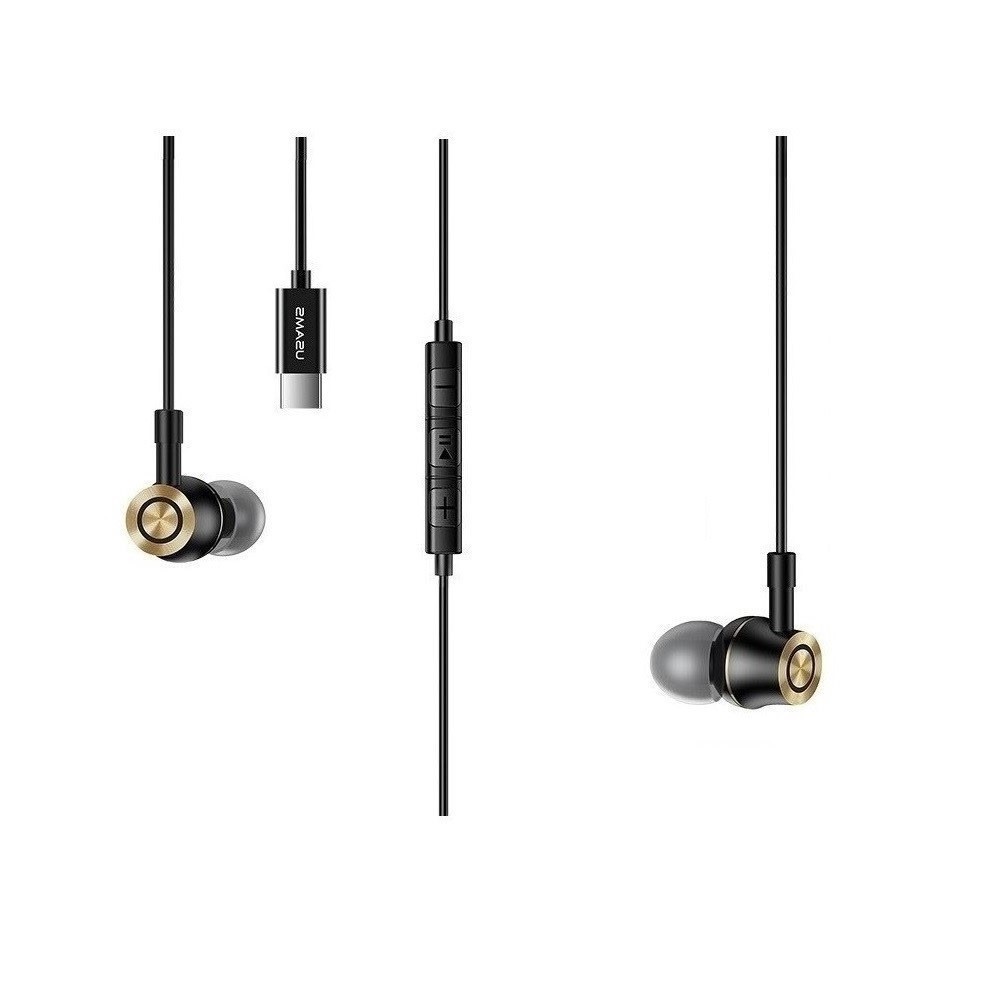 【Type-C 耳機】Usams 適用 Vivo X200 V40 Pro Lite 入耳式 DAC 立體聲 金屬