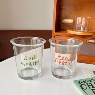 LAVIE生活舘 臺灣現貨 ins風簡約玻璃杯 咖啡杯 美式拿鐵杯子 冷萃杯 家用早餐杯 牛奶杯奶茶杯 玻璃透明杯子