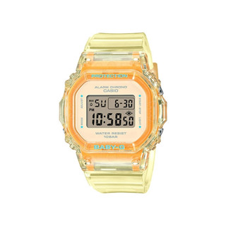 【CASIO 卡西歐】BABY-G 輕巧纖薄 繽紛夏季 清透亮眼 晶亮黃 經典系列 BGD-565SJ-9 37.9mm