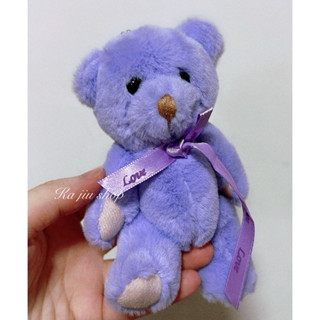熊熊 約14cm 娃娃 玩偶 吊飾娃娃 泰迪熊 蝴蝶結熊 絨毛玩具