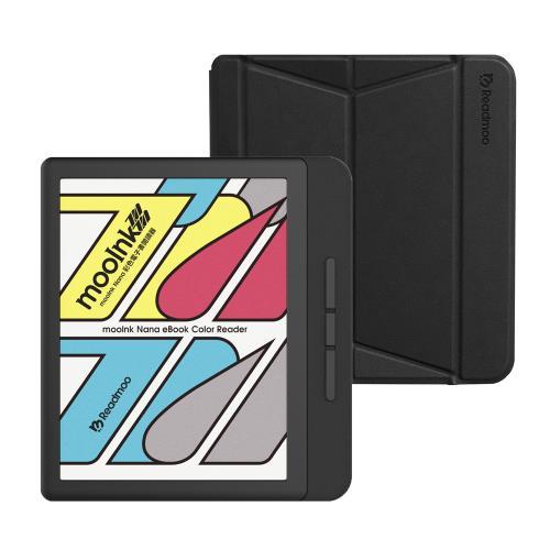 蝦皮隔日到貨 Readmoo讀墨 7吋 mooInk Nana 彩色電子書閱讀器+磁感應保護殼-暗夜黑 墊腳石購物網