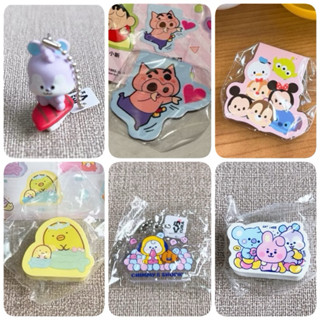 藏壽司くら壽司扭蛋 蠟筆小新 TSUMTSUM 磁鐵書籤 BT21吊飾BT21橡皮擦三麗鷗大耳狗吊飾角落小夥伴企鵝橡皮擦