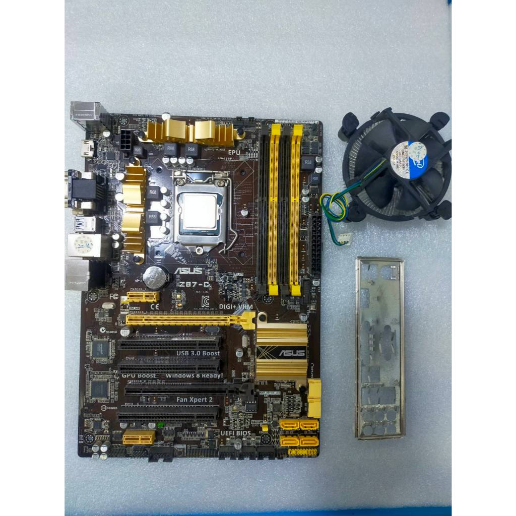 ASUS華碩 Z87-C/Z87-K/Z87-A 主機板+風扇+檔板+CPU i7-4770/i7-4470K