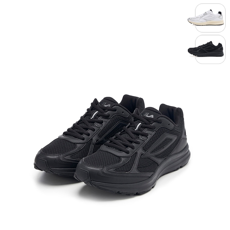 【FILA】中性 WAVELET BEARD 慢跑鞋-黑 4-J041Y-001