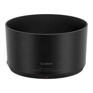 我愛買Canon原廠RF85mm F2 Macro IS STM微距鏡頭遮光罩ET-77遮光罩佳能Lens太陽罩Hood
