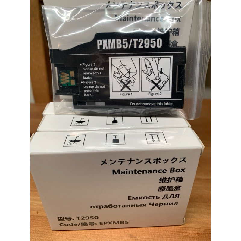 T2950(含晶片)EPSON WF-100 WF-110 墨水維護盒 廢墨收集盒