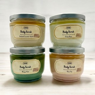 [韓國肯妮] 現貨 正品 以色列 SABON 身體磨砂膏 600g / 沐浴油 500ml 白茶 以色列綠玫瑰 沐浴露