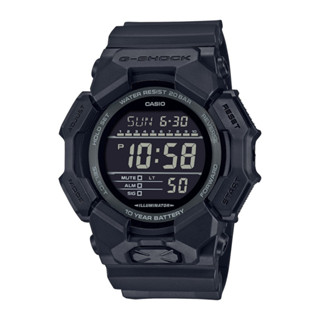 CASIO卡西歐 G-SHOCK 十年電力 時尚酷黑男錶 GD-010-1A1/51.9mm