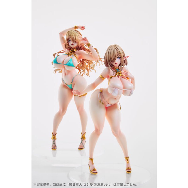 日版 Vertex 精靈村 第5村人 庫庫魯 第8村人 賽西爾 沐浴服裝 豪華限定特典版 1/6 PVC 完成品