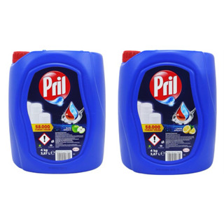 【優本庫】現貨—-德國 Pril 濃縮高效能洗碗精 4KG 蘋果 檸檬