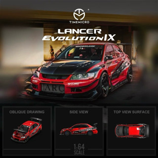 【六四分之一】TIMEMICRO｜Mitsubishi Lancer EVO IX｜三菱EVO 9代｜1/64合金模型車