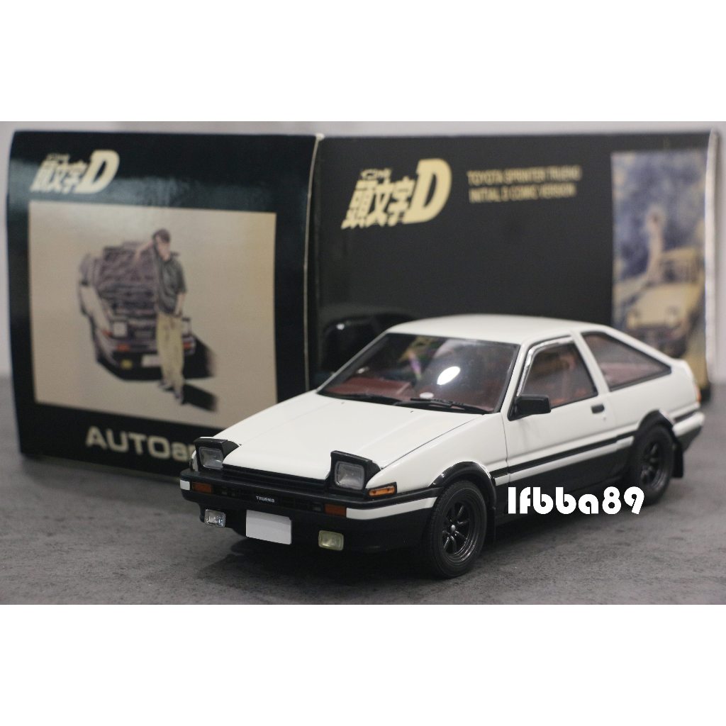 AUTOart 1/18 TOYOTA TRUENO AE86 COMIC VERSION 86 豐田 78794 漫畫