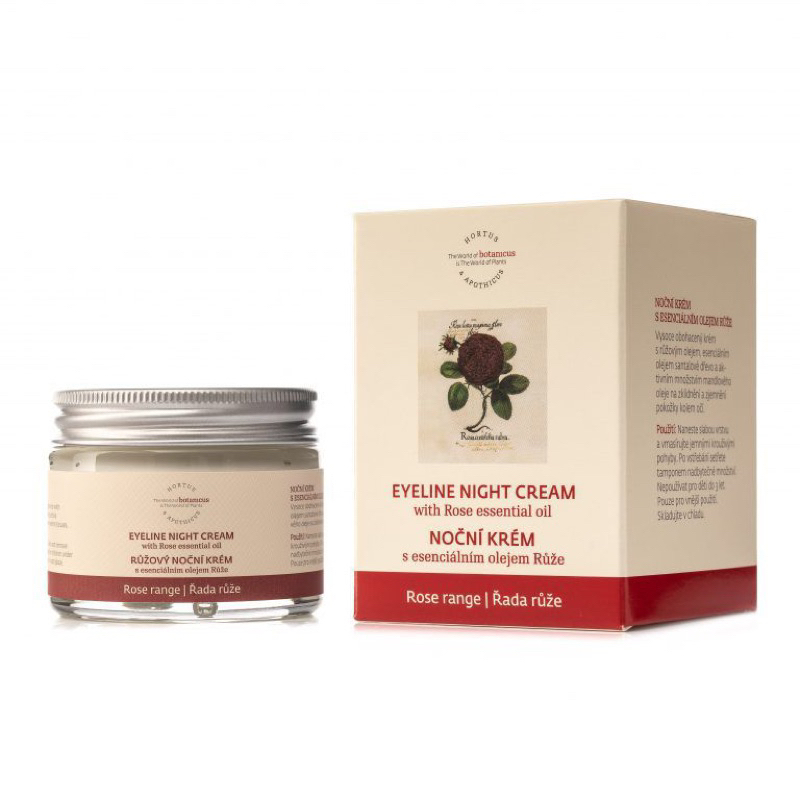 【全新】BOTANICUS捷克菠丹妮玫瑰晚霜  Rose Eyeline Night Cream  50ml