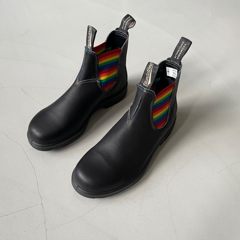 澳洲經典 Blundstone Rainbow Chelsea Boots 抗水皮革 彩虹束帶 輕量 切爾西靴 雨靴